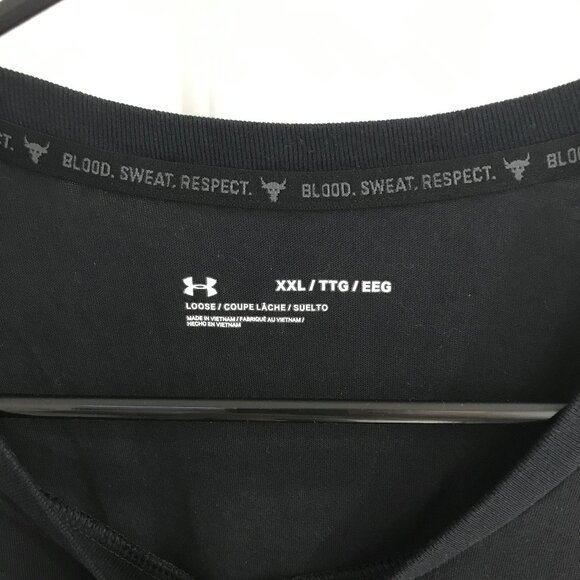 Under Armour Men's Project Rock Long Sleeve Snake Logo Shirt XXL - Picture 5 of 7